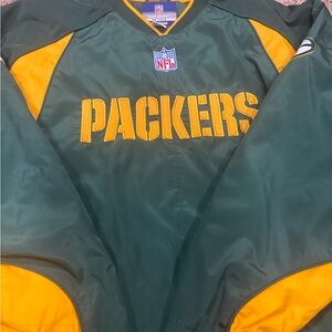 Packers Reebok Green and Yellow NFL Jacket